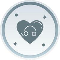 FALSE Solid button Icon vector