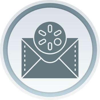 cargando sólido botón icono vector