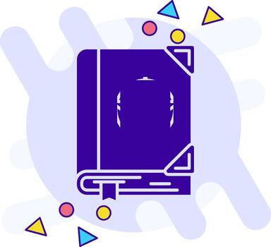 Spell freestyle solid Icon vector