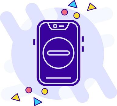 Remove freestyle solid Icon vector