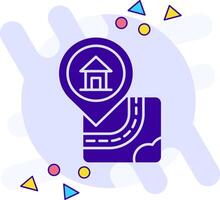 Home freestyle solid Icon vector