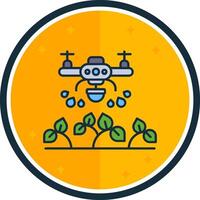Drone filled verse Icon vector