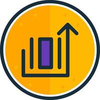 Deploy object filled verse Icon vector