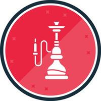 hookah Glyph verse Icon vector