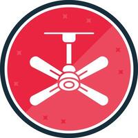 Fan Glyph verse Icon vector