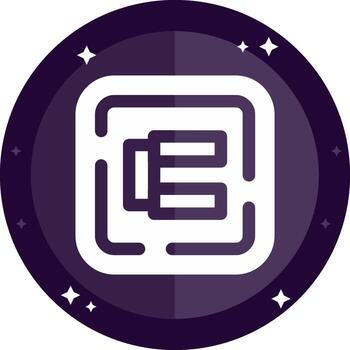 Adjustable Solid badges Icon vector