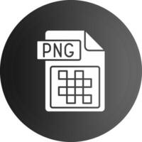 Png file format Solid black Icon vector