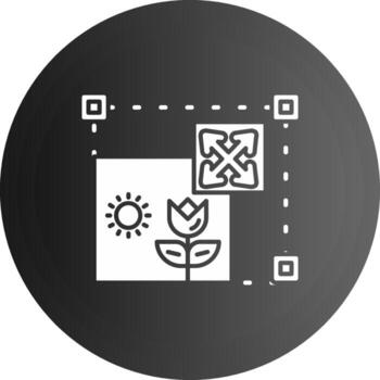 Move Solid black Icon vector