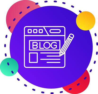 Blog Abstrat BG Icon