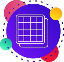 Grid Abstrat BG Icon vector