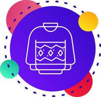 Sweater Abstrat BG Icon vector