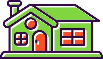 House Filled Icon vector
