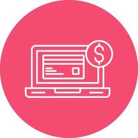 Payment Method Line Circle color Icon vector