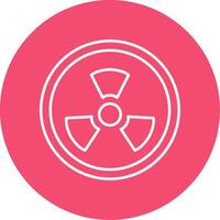 Radioactivity Line Circle color Icon vector