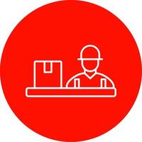 Assembling Line Circle color Icon vector