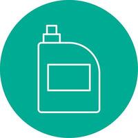 Bleach Line Circle color Icon vector