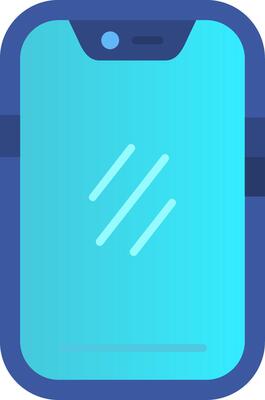 Smartphone Flat Gradient Icon
