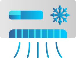 Conditioner Flat Gradient Icon vector