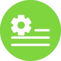 Deploy rules Glyph Circle Multicolor Icon vector