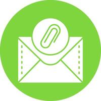 Clipper Glyph Circle Multicolor Icon vector