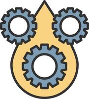 Lubricant Line Filled Light Icon vector