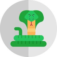 Cobra Flat Scale Icon vector