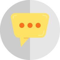 Message Flat Scale Icon vector