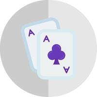 Aces Flat Scale Icon vector