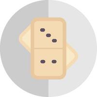 Domino Flat Scale Icon vector