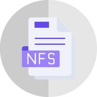 Nfs Flat Scale Icon vector