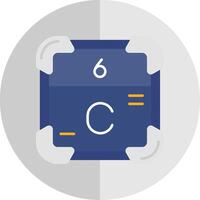 Carbon Flat Scale Icon vector