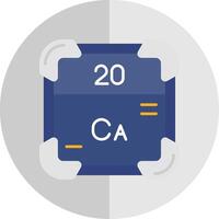 Calcium Flat Scale Icon vector