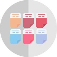 Color Flat Scale Icon vector
