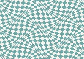 abstract background with distorted checker board design vector