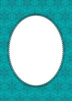Decorative border background vector