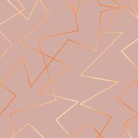 Abstract background with rose gold low poly design vector