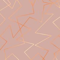 Abstract background with rose gold low poly design vector