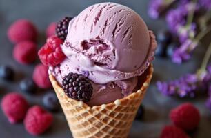 AI generated how to make an ice cream waffle cone a guide to making frozen treat blogul eo l photo