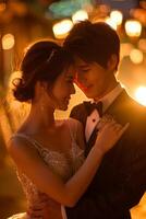 AI generated Serenade of Love. A musical, enchanting atmosphere for your love story promotion photo