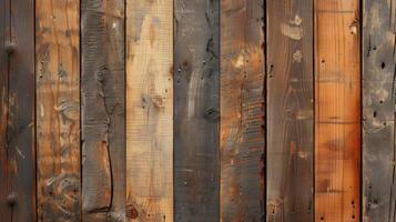 AI generated Background from old wooden boards photo