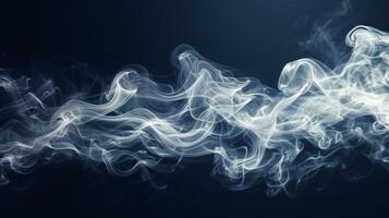 AI generated Abstract background made of gray smoke photo