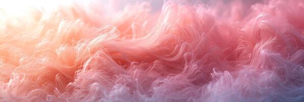 AI generated Abstract fluffy background in orange peach color photo