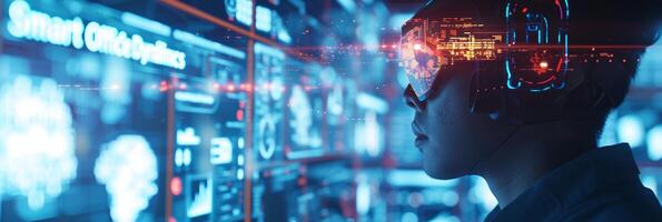 AI generated Business executives utilize AI-driven tools to streamline operations photo