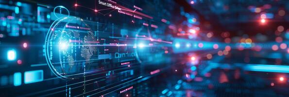 AI generated Business executives utilize AI-driven tools to streamline operations photo