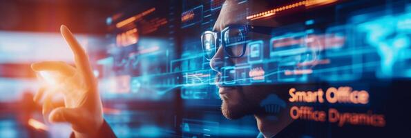 AI generated Business executives utilize AI-driven tools to streamline operations photo