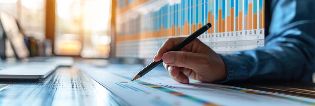 AI generated Using the Chart Scheduling Interface, a Project Manager can check the company's progress towards milestones photo