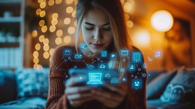 AI generated An agent utilizing digital tools to market properties effectively photo