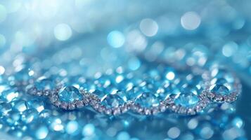 AI generated Beautiful background for jewelry advertising photo