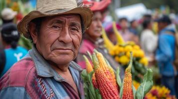 AI generated Agricultural workers in the city recently gathered in protest against tax increases photo