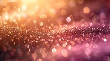 AI generated Glistening sparkles and sequins create a dazzling, magical background for any festivity photo